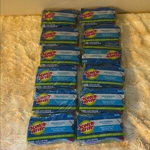 Scotch-Brite Non-Scratch Scrub Sponges – 12 Pack (Individually Wrapped)